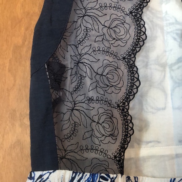 Free People floral high low open back dress - Picture 7 of 10